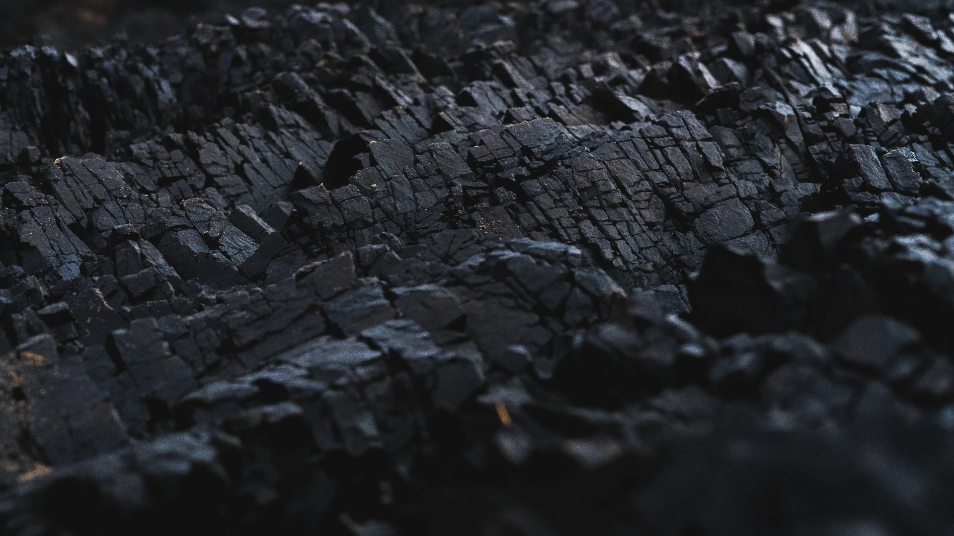 Coal supplier in Silesia – close-up of black hard coal structure, symbol of the region’s mining industry.